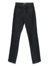 Jacquemus Straight Jeans In Dark Blue Denim In Blue