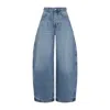 Jacquemus Le De-nimes Le De-nimes Ovalo Jeans In Blue