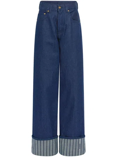 Jacquemus Le De-nimes Large Jeans In Blue