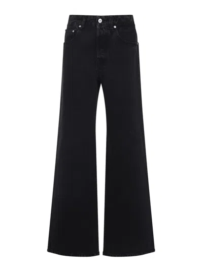 Jacquemus Le De-nimes Large Jeans In Black