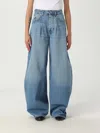 Jacquemus Jeans  Woman Color Blue In Multi