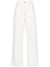 Jacquemus White The De Nmes Organic-cotton Jeans In White