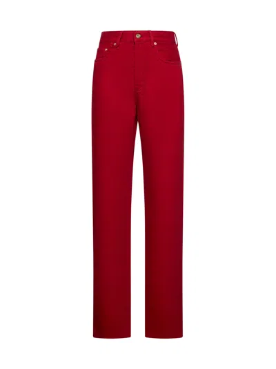 Jacquemus Straight-leg Jeans In Red