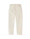 Jacquemus Cargo Trousers With Pockets And Loops In White