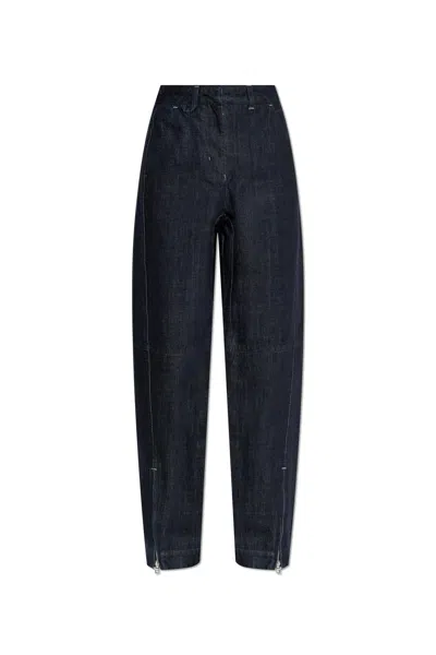 Jacquemus Women's Le Cargo De-nîmes Jean In Navy