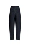 Jacquemus Women's Le Cargo De-nîmes Jean In Blue
