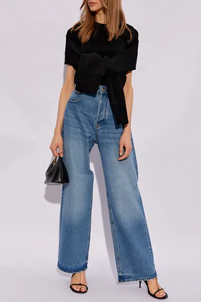 Jacquemus Jeans With Wide Legs In Blue