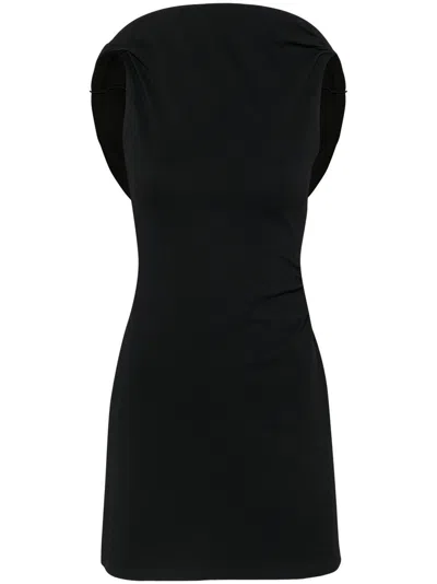 Jacquemus Bordo Mini Dress - Women's - Elastane/viscose/polyamide In Black