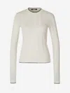 Jacquemus Cotton Long-sleeved Shirt In Beige