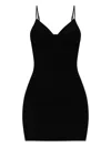 Jacquemus Womens Black The Scala Textured Sleeveless Knitted Mini Dress In Schwarz