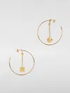 Jacquemus Les Creoles Nodo Earrings In Gold