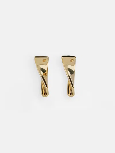 Jacquemus Women Les Boucles J Earrings In Gold