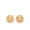 Jacquemus Rond Carré Earrings In Gold