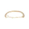 Jacquemus La Gourmette Logo Lettering Bracelet In Gold