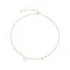 Jacquemus Adjustable Fine Chain Necklace With Golden-tone Hardware In Metallic