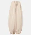Jacquemus Pleated Casual Pants In Weiss