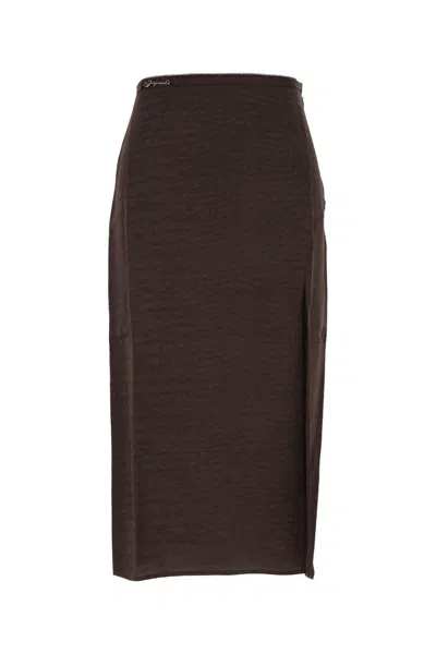 Jacquemus Jupe Skirt In Brown