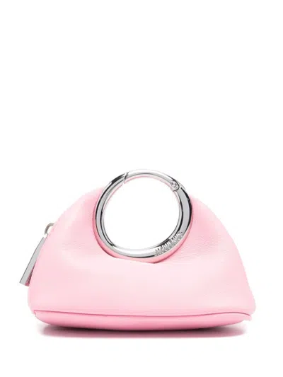 JACQUEMUS JACQUEMUS PINK LAMB LEATHER KEYRINGS