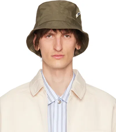 Jacquemus Khaki Le Chouchou 'le Bob Ovalie' Hat In 560 Khaki