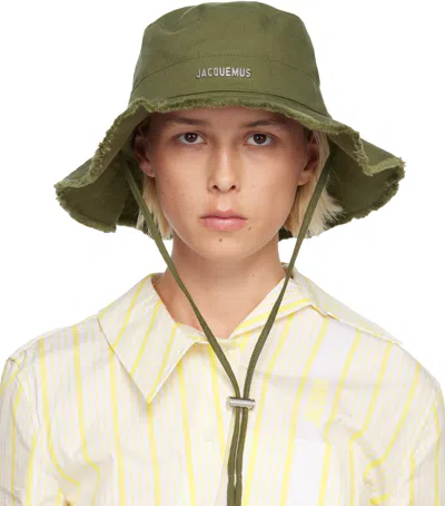 Jacquemus Khaki 'the Artichaut' Bucket Hat