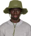 Jacquemus Khaki 'the Artichaut' Bucket Hat In 560 Khaki