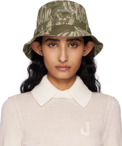 JACQUEMUS KHAKI 'THE ARTICHAUT' BUCKET HAT