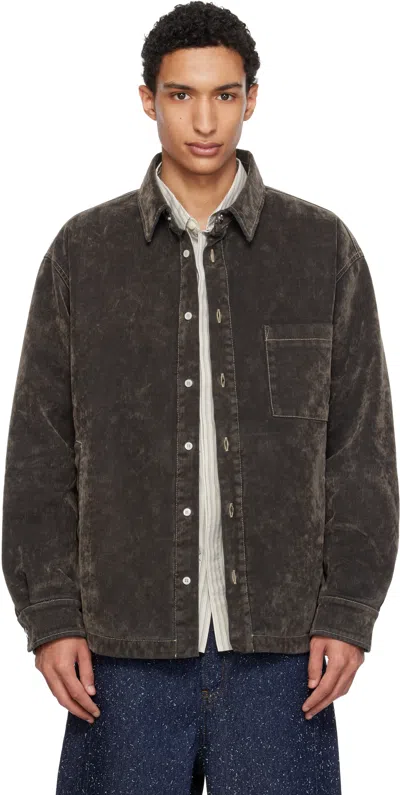 Jacquemus The Boulanger Shirt In Brown