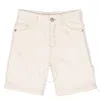 Jacquemus Kids Bermuda Denim Shorts In Beige