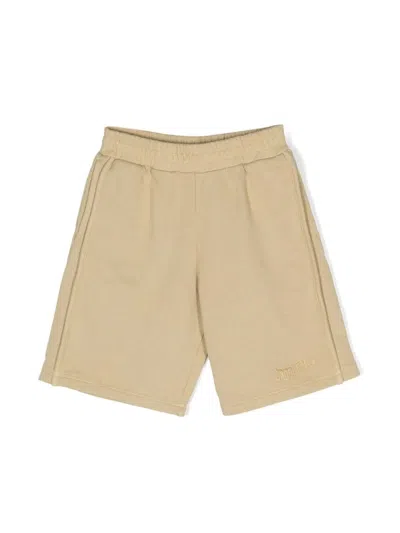 Jacquemus Kids' Classic Mini Shorts In Beige