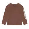 Jacquemus Kids Maches Long-sleeved T-shirt In Brown