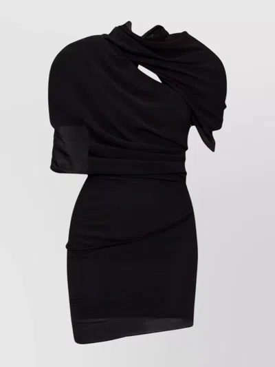 JACQUEMUS KNEE LENGTH DRESS ASYMMETRIC DESIGN