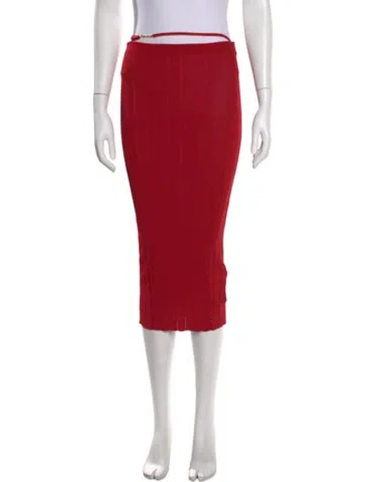 Pre-owned Jacquemus Knee-length Skirt W/ Tags In Red