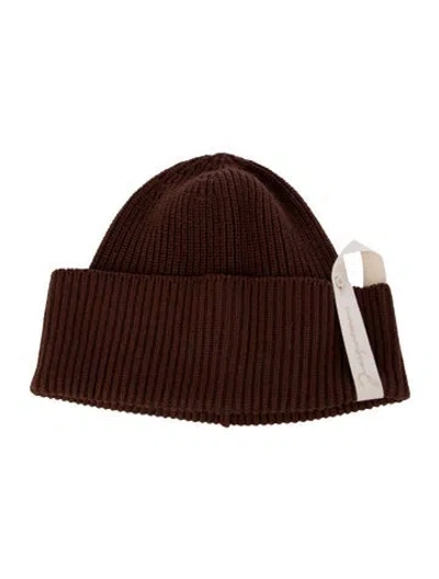 Pre-owned Jacquemus Knit Beanie In Brown