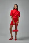 Jacquemus Knit Dress Castagna In Red