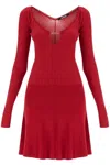 Jacquemus La Pralù Mini Dress In Red