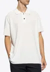 Jacquemus Le Polo Maille Logo Polo In Off-white