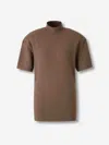 Jacquemus Womens Brown P La Maille Castagna High-neck Wool Top In Brown