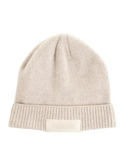 Pre-owned Jacquemus Knitted Beanie In Neutral