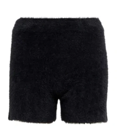 Jacquemus Knitted Shorts In Black