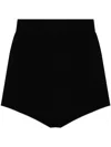 Jacquemus Le Short Maille Spiaggia Shorts In Black  