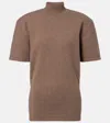 Jacquemus Womens Brown P La Maille Castagna High-neck Wool Top In Brown