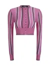 Jacquemus Le Cardigan Spiaggia In Pink