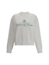 Jacquemus White Sweater With Logo Embroidered On The Front And Short Design In Cotton Woman In White