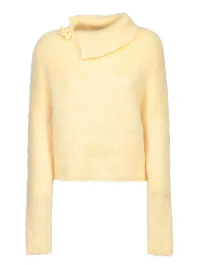 Jacquemus Women Le Pull Marina Sweater In Yellow