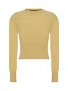 Jacquemus La Maille Soglia Sweater In Yellow