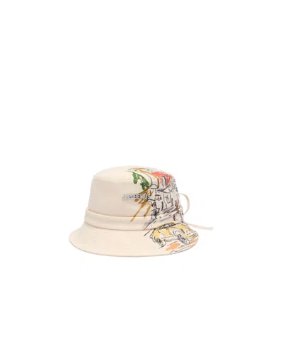 Jacquemus Knot Fisherman's Hat In Nude