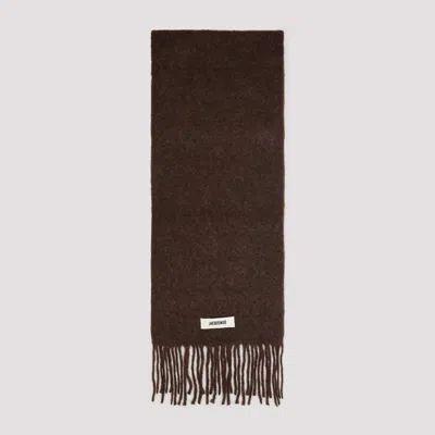 Jacquemus L Echarpe Carro Scarf In Brown