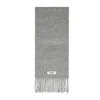 Jacquemus Grey Alpaca L Echarpe Carro Scarf In Gray