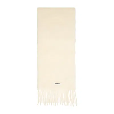 Jacquemus L Echarpe Carro Scarf Women In White