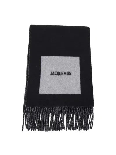 JACQUEMUS L ECHARPE ROND CARRE SCARF
